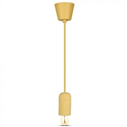 Napájecí kabel 1xE27/60W/230V beton/béžová