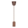 Napájecí kabel 1xE27/60W/230V beton/hnědá