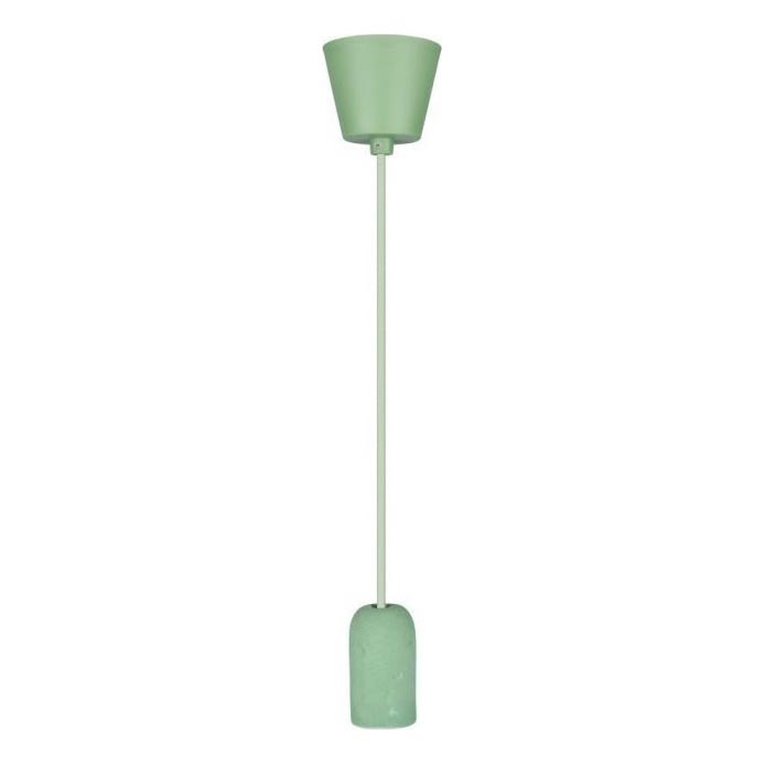 Napájecí kabel 1xE27/60W/230V beton/zelená