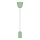 Napájecí kabel 1xE27/60W/230V beton/zelená