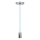 Napájecí kabel 1xE27/60W/230V světle modrá/lesklý chrom