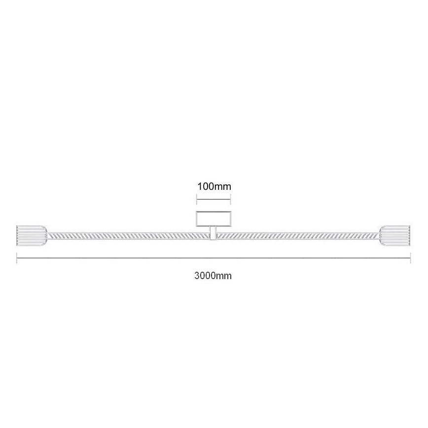Napájecí kabel 2xE27/60W/230V 3 m