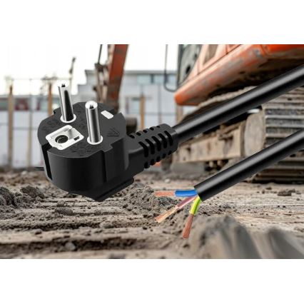 Napájecí kabel 3 m 230V černá