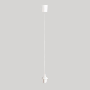 Napájecí kabel EDI 1xE27/60W/230V 90 cm bílá