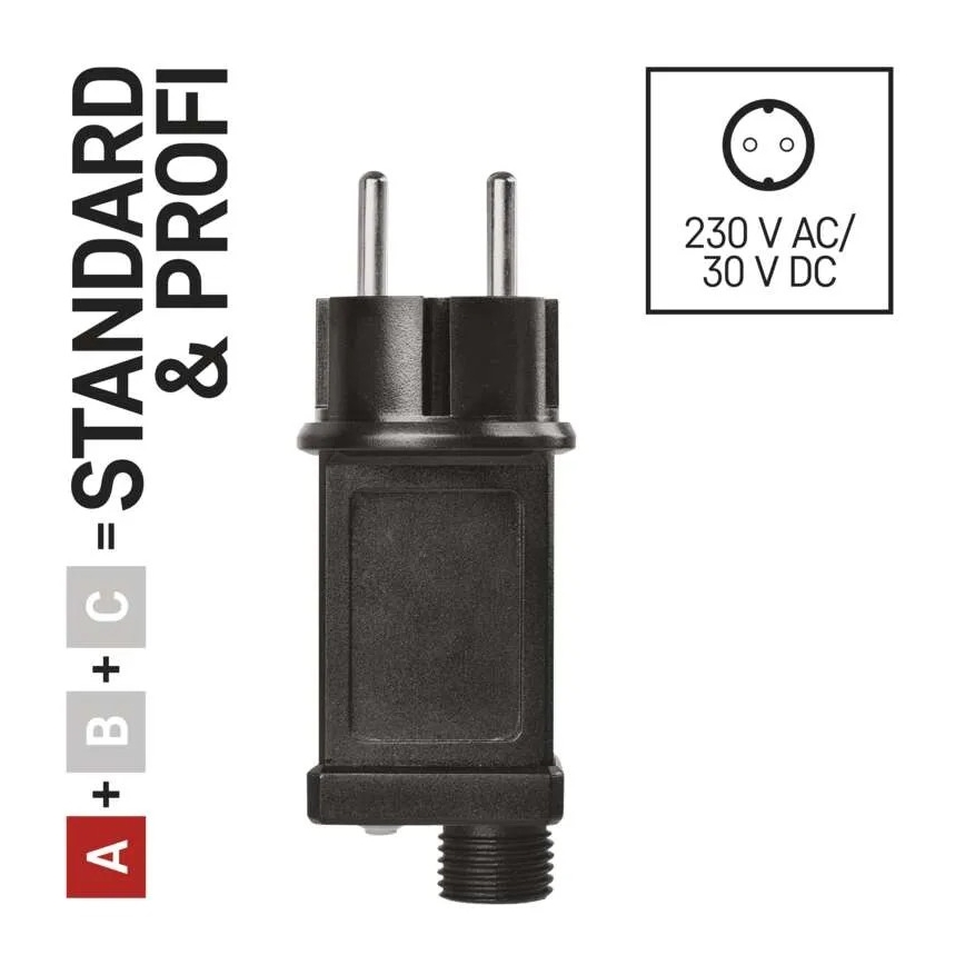 Napájecí zdroj pro vánoční spojovací osvětlení 12W/230V IP44