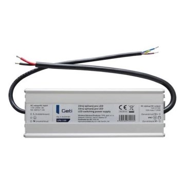 Napájecí zdroj spínaný pro LED pásky 120W/12V IP67