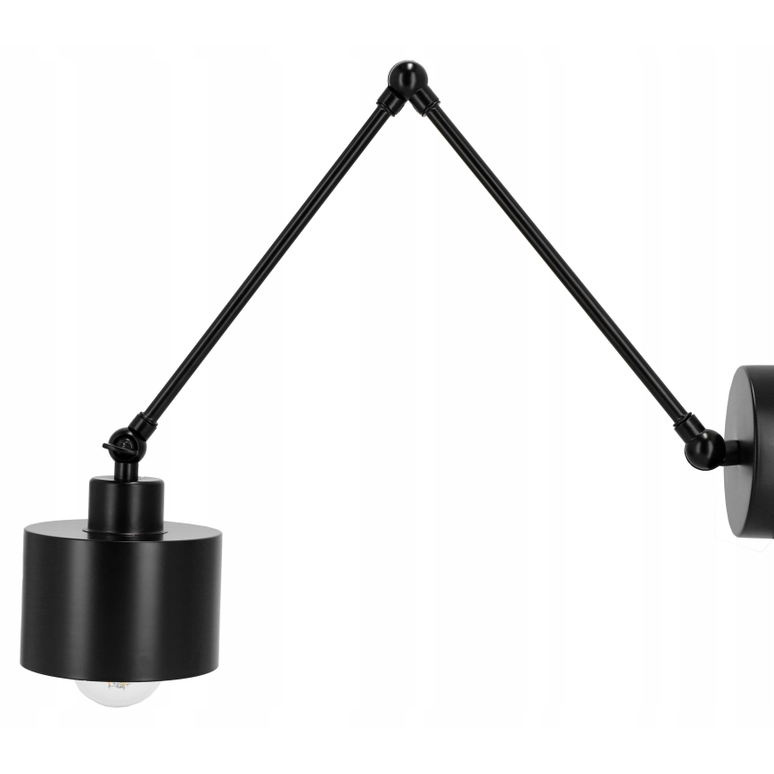 Nástěnná lampa 1xE27/20W/230V černá