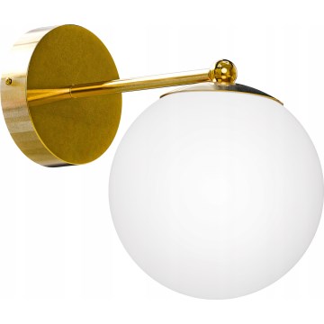 Nástěnná lampa 1xE27/40W/230V zlatá/bílá