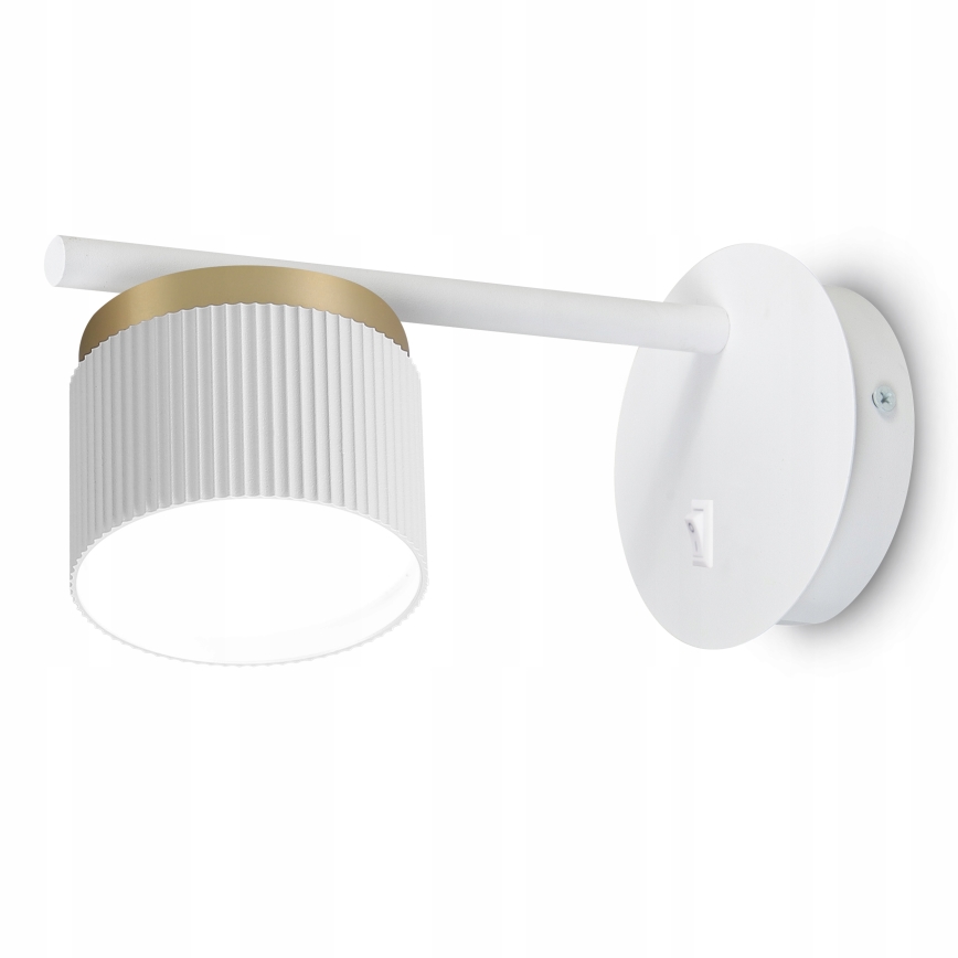 Nástěnná lampa 1xGX53/35W/230V bílá/zlatá