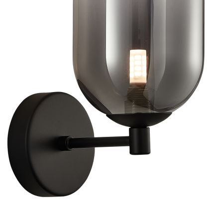 Nástěnná lampa ALIAS 1xG9/8W/230V černá/šedá