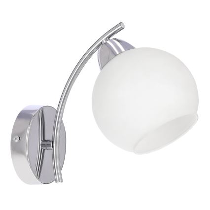 Nástěnná lampa AMOS 1xE27/40W/230V lesklý chrom