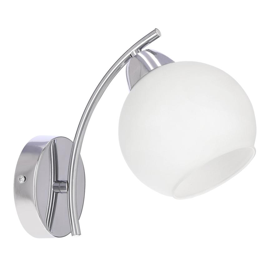 Nástěnná lampa AMOS 1xE27/40W/230V lesklý chrom