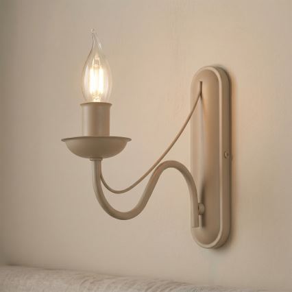 Nástěnná lampa ANTON 1xE14/60W/230V béžová