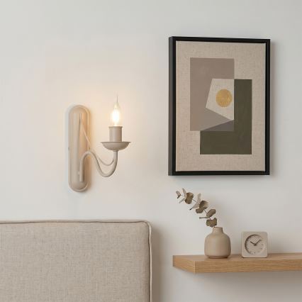 Nástěnná lampa ANTON 1xE14/60W/230V béžová