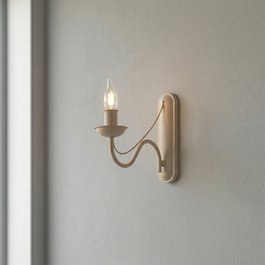 Nástěnná lampa ANTON 1xE14/60W/230V béžová
