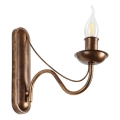 Nástěnná lampa ANTON 1xE14/60W/230V bronzová