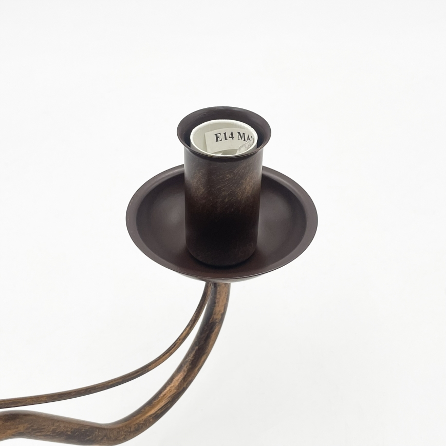 Nástěnná lampa ANTON 1xE14/60W/230V bronzová