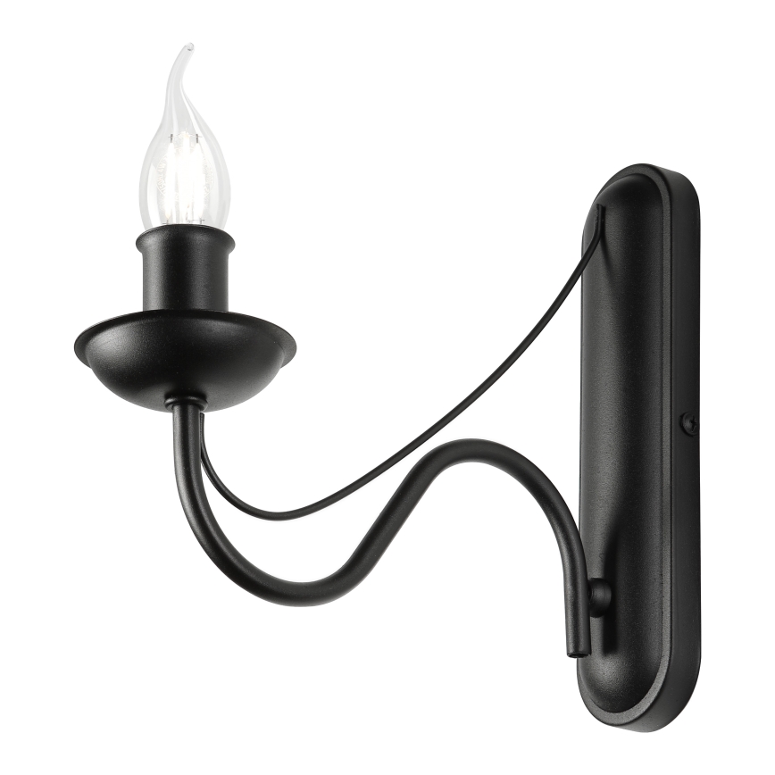 Nástěnná lampa ANTON 1xE14/60W/230V černá