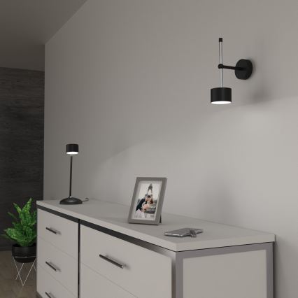 Nástěnná lampa ARENA 1xGX53/11W/230V černá/lesklý chrom