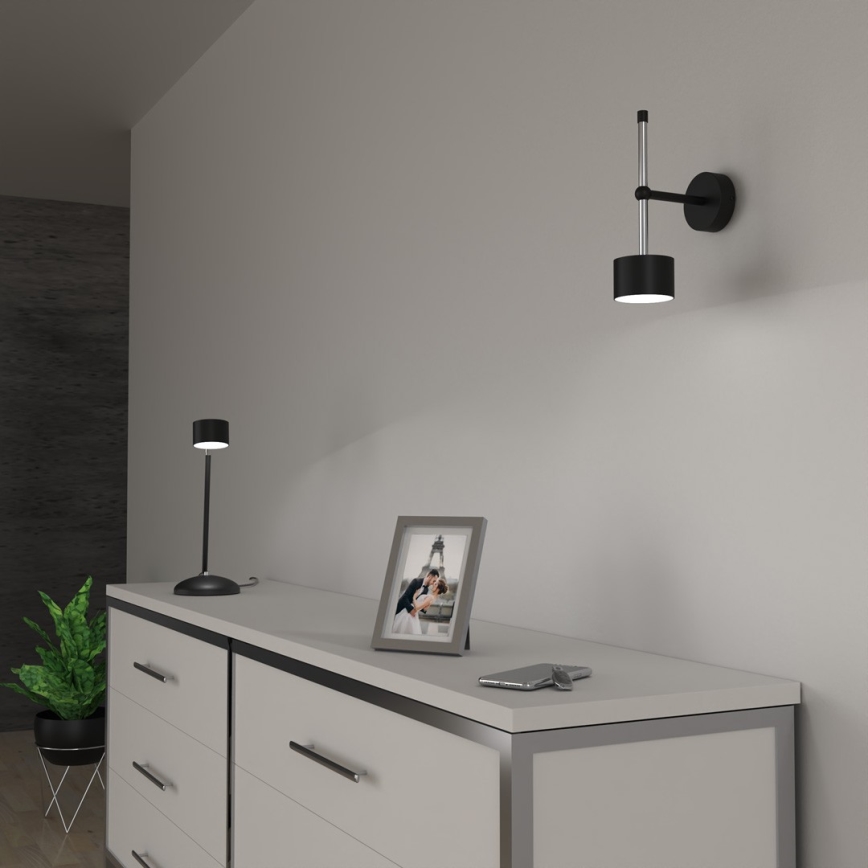 Nástěnná lampa ARENA 1xGX53/11W/230V černá/lesklý chrom