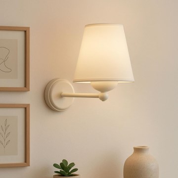Nástěnná lampa ASPARAGUS 1xE27/40W/230V bílá
