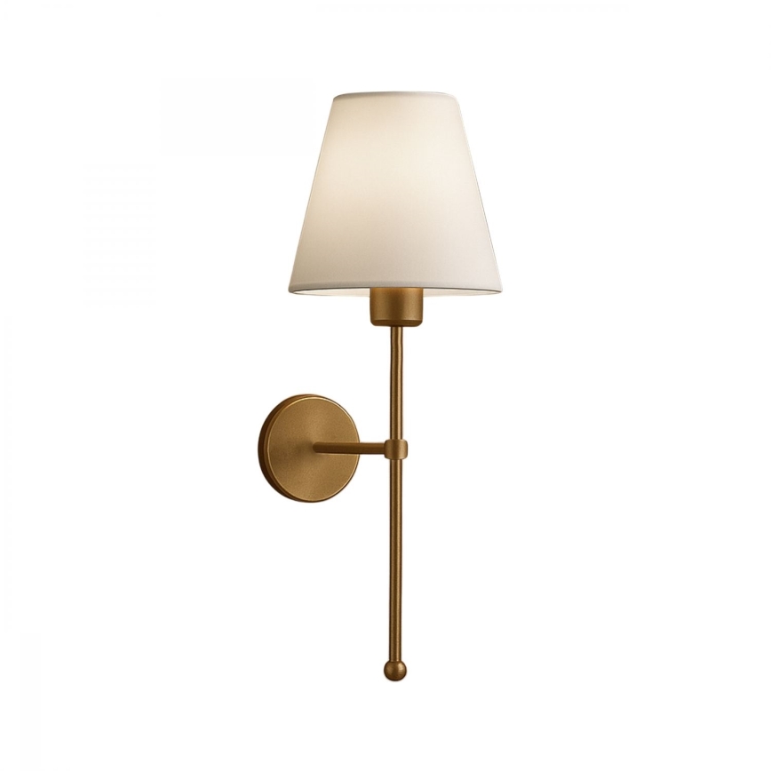 Nástěnná lampa ASPARAGUS 1xE27/40W/230V zlatá/krémová