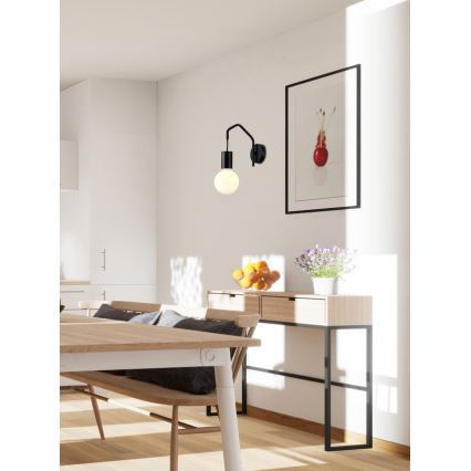 Nástěnná lampa BASSO 1xE27/40W/230V černá