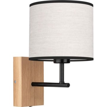 Nástěnná lampa BOHO 1xE27/25W/230V dub