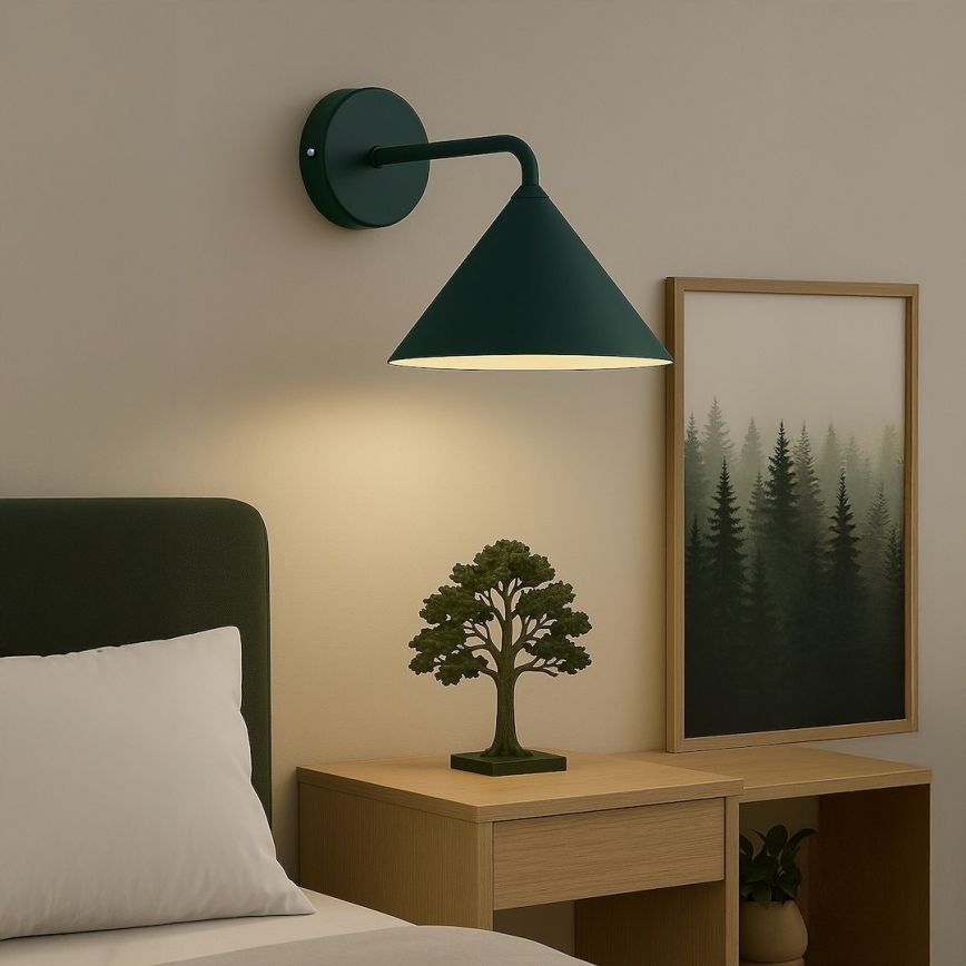 Nástěnná lampa CAPITAL 1xGX53/15W/230V zelená