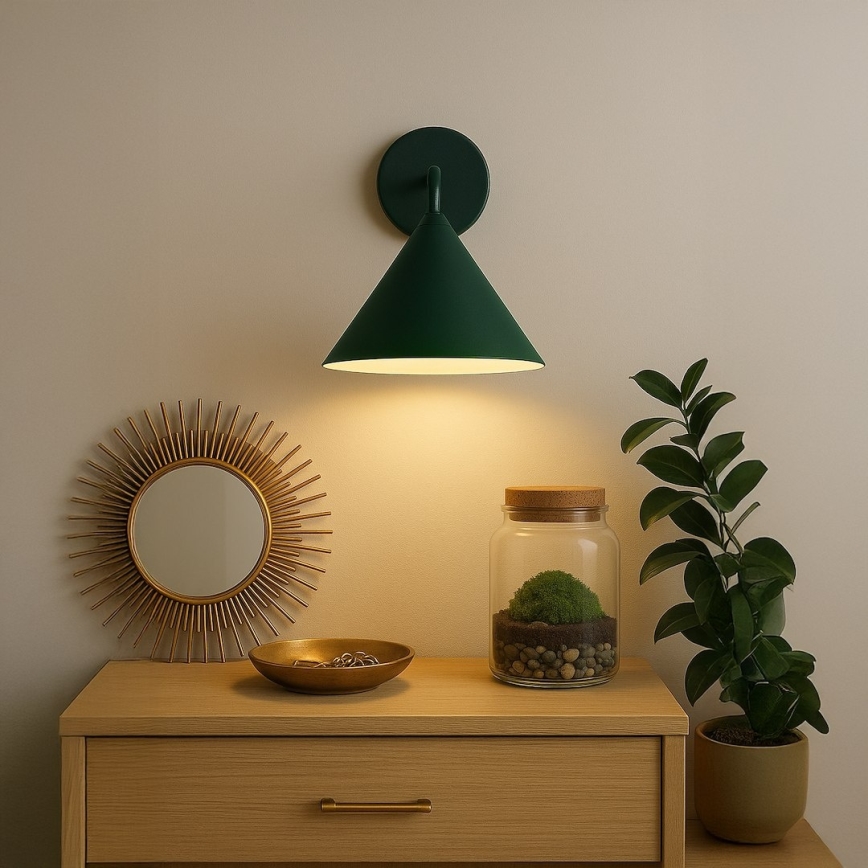 Nástěnná lampa CAPITAL 1xGX53/15W/230V zelená