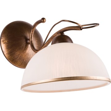 Nástěnná lampa COBRA 1xE27/60W/230V bronz/patina
