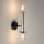 Nástěnná lampa DAISY 2xG9/12W/230V lesklý chrom/černá/čirá
