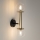 Nástěnná lampa DAISY 2xG9/12W/230V zlatá/černá/čirá