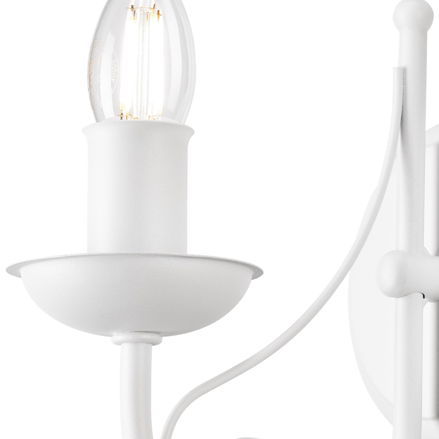 Nástěnná lampa DONATO 1xE14/40W/230V bílá