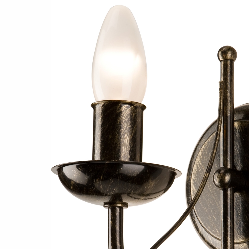 Nástěnná lampa DONATO 1xE14x40W/230V patina
