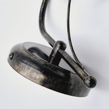 Nástěnná lampa DONATO 1xE14x40W/230V patina