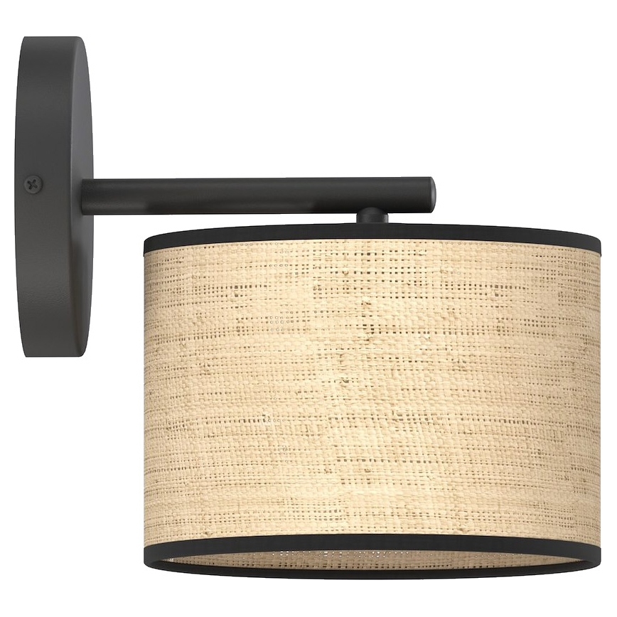 Nástěnná lampa ECO 1xE27/15W/230V béžová/ratan