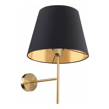 Nástěnná lampa ELENA 1xE27/20W/230V černá