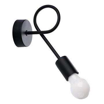 Nástěnná lampa LEVAR 1xE27/15W/230V černá