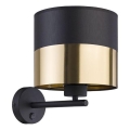 Nástěnná lampa LONDYN 1xE27/15W/230V černá/zlatá