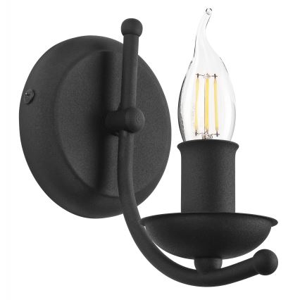 Nástěnná lampa LUCY 1xE14/60W/230V černá