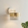 Nástěnná lampa LUX 1xE27/15W/230V bílá/zlatá