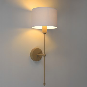 Nástěnná lampa MADELA 1xE14/40W/230V bílá/béžová
