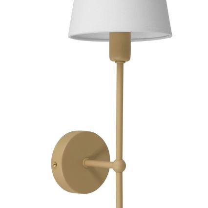 Nástěnná lampa MADELA 1xE14/40W/230V bílá/béžová