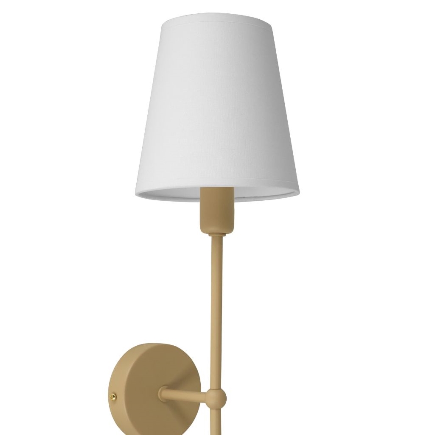 Nástěnná lampa MADELA 1xE14/40W/230V bílá/béžová