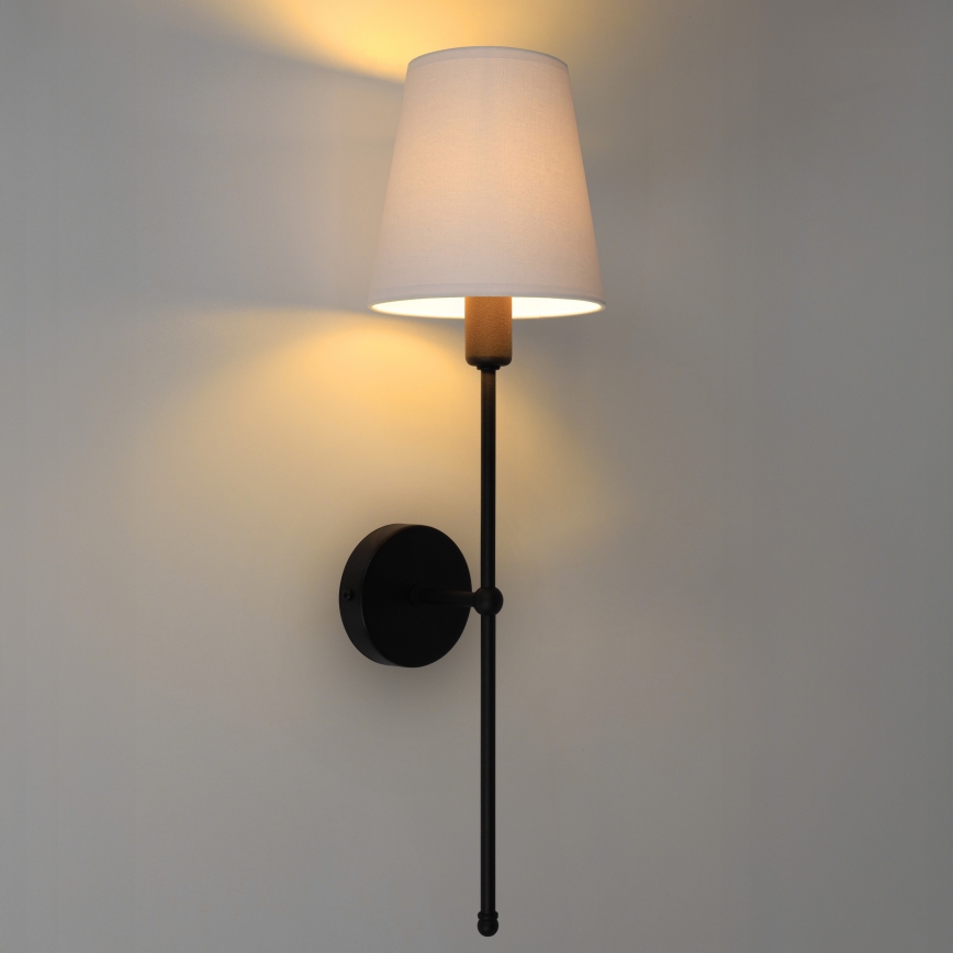 Nástěnná lampa MADELA 1xE14/40W/230V bílá/černá