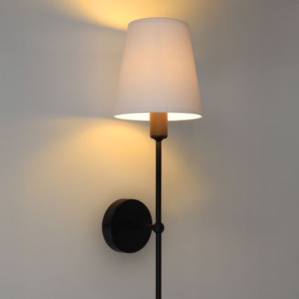 Nástěnná lampa MADELA 1xE14/40W/230V bílá/černá
