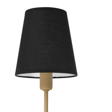Nástěnná lampa MADELA 1xE14/40W/230V černá/béžová