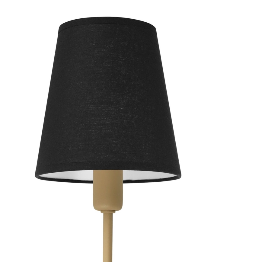 Nástěnná lampa MADELA 1xE14/40W/230V černá/béžová