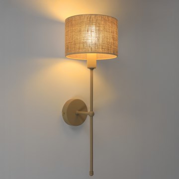 Nástěnná lampa MADELA 1xE14/40W/230V juta/béžová